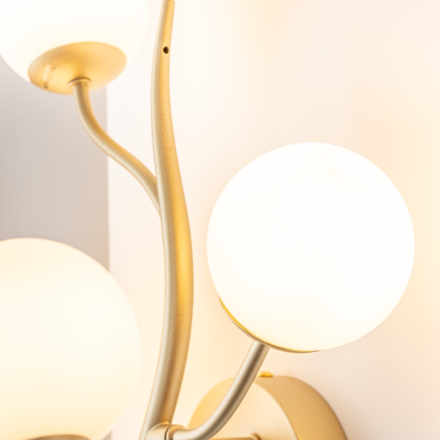 Brilagi - Iluminação de parede LED MISTEL 3xG9/3W/230V dourado/branco