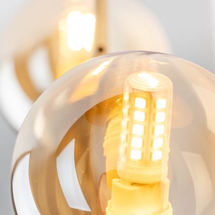 Brilagi - Iluminação de parede LED MISTEL 3xG9/3W/230V dourado