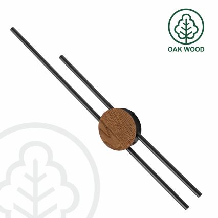 Brilagi - Iluminação de parede LED WOODY COLLINE LED/15W/230V 80 cm carvalho cereja