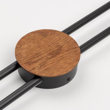 Brilagi - Iluminação de parede LED WOODY COLLINE LED/15W/230V 80 cm carvalho cereja