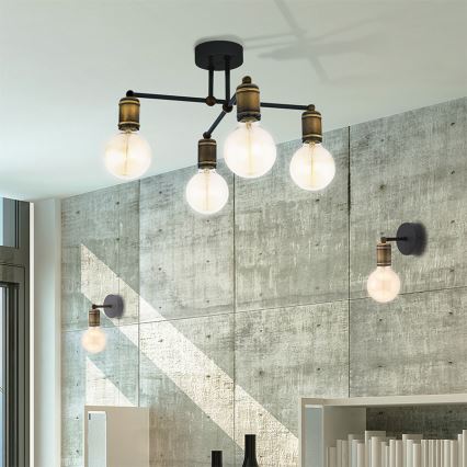 Brilagi - Iluminação de parede OMBORO 1xE27/60W/230V