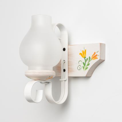 Brilagi - Iluminação de parede QUEEN 1xE14/40W/230V faia/creme