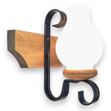 Brilagi - Iluminação de parede QUEEN 1xE14/40W/230V faia