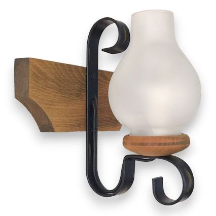 Brilagi - Iluminação de parede QUEEN 1xE14/40W/230V faia