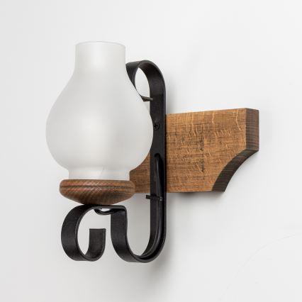 Brilagi - Iluminação de parede QUEEN 1xE14/40W/230V faia