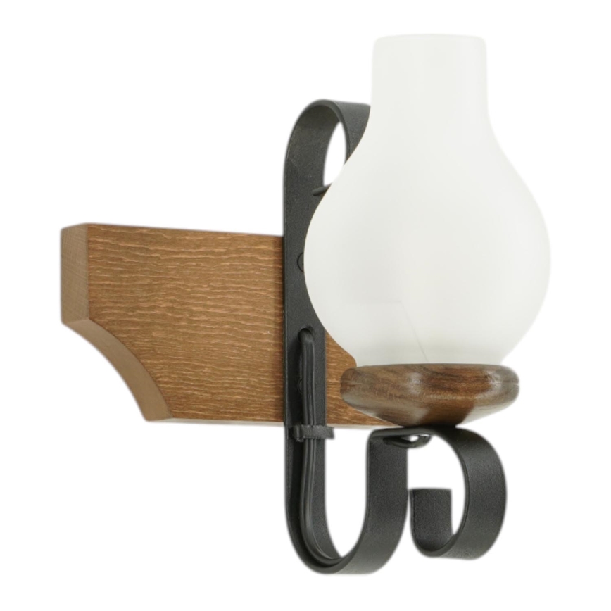 Brilagi - Iluminação de parede QUEEN 1xE14/40W/230V faia/nogueira
