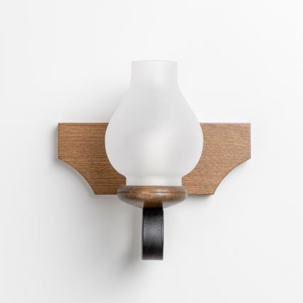 Brilagi - Iluminação de parede QUEEN 1xE14/40W/230V faia/nogueira