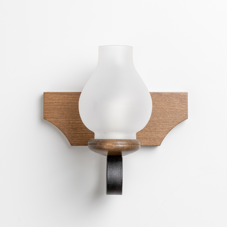 Brilagi - Iluminação de parede QUEEN 1xE14/40W/230V faia/nogueira