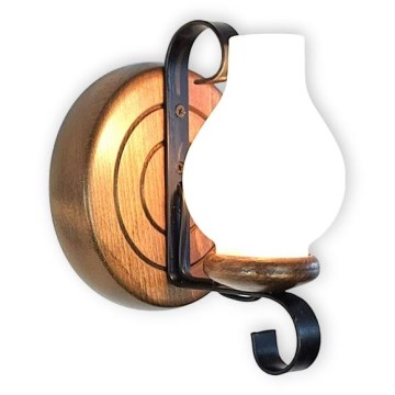 Brilagi - Iluminação de parede ROATA APLICA 1xE14/40W/230V faia/nogueira