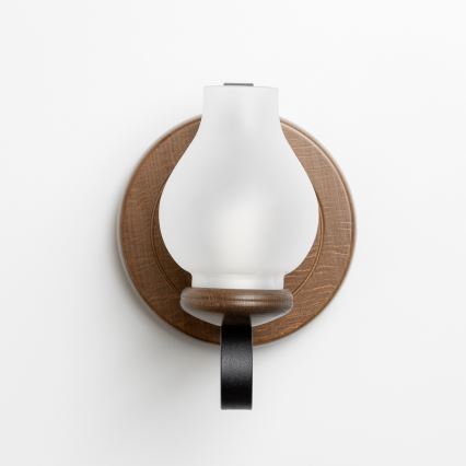 Brilagi - Iluminação de parede ROATA APLICA 1xE14/40W/230V faia/nogueira