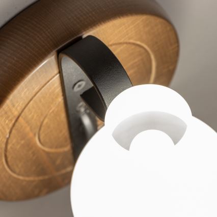 Brilagi - Iluminação de parede ROATA APLICA 1xE14/40W/230V faia/nogueira