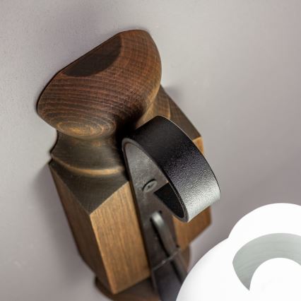 Brilagi - Iluminação de parede RUSTIC 1xE14/40W/230V faia