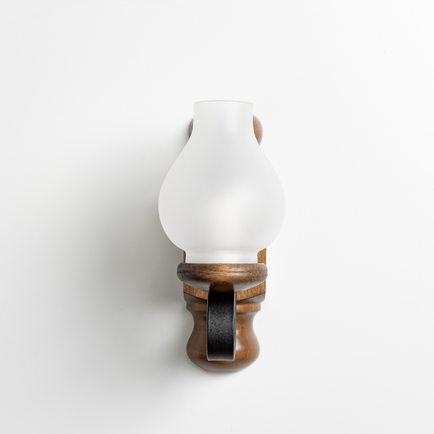 Brilagi - Iluminação de parede RUSTIC 1xE14/40W/230V faia/nogueira