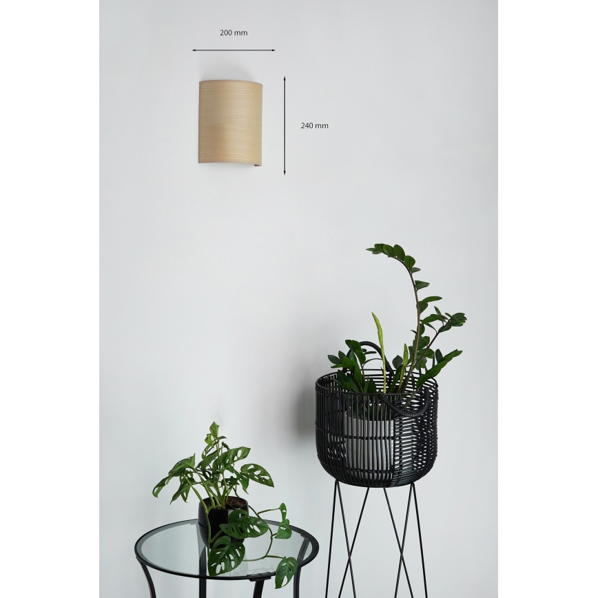 Brilagi - Iluminação de parede SEMI 1xE27/15W/230V diâmetro 20 cm bege