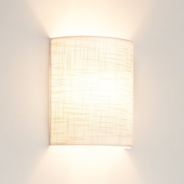 Brilagi - Iluminação de parede SEMI 1xE27/15W/230V diâmetro 20 cm cinzento claro