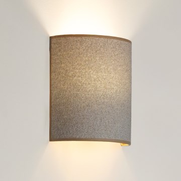 Brilagi - Iluminação de parede SEMI 1xE27/15W/230V diâmetro 20 cm cinzento claro