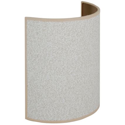 Brilagi - Iluminação de parede SEMI 1xE27/15W/230V diâmetro 20 cm cinzento claro