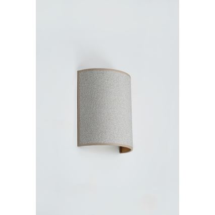 Brilagi - Iluminação de parede SEMI 1xE27/15W/230V diâmetro 20 cm cinzento claro