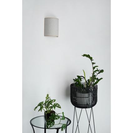 Brilagi - Iluminação de parede SEMI 1xE27/15W/230V diâmetro 20 cm cinzento claro