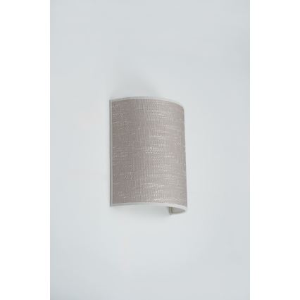 Brilagi - Iluminação de parede SEMI 1xE27/15W/230V diâmetro 20 cm cinzento escuro