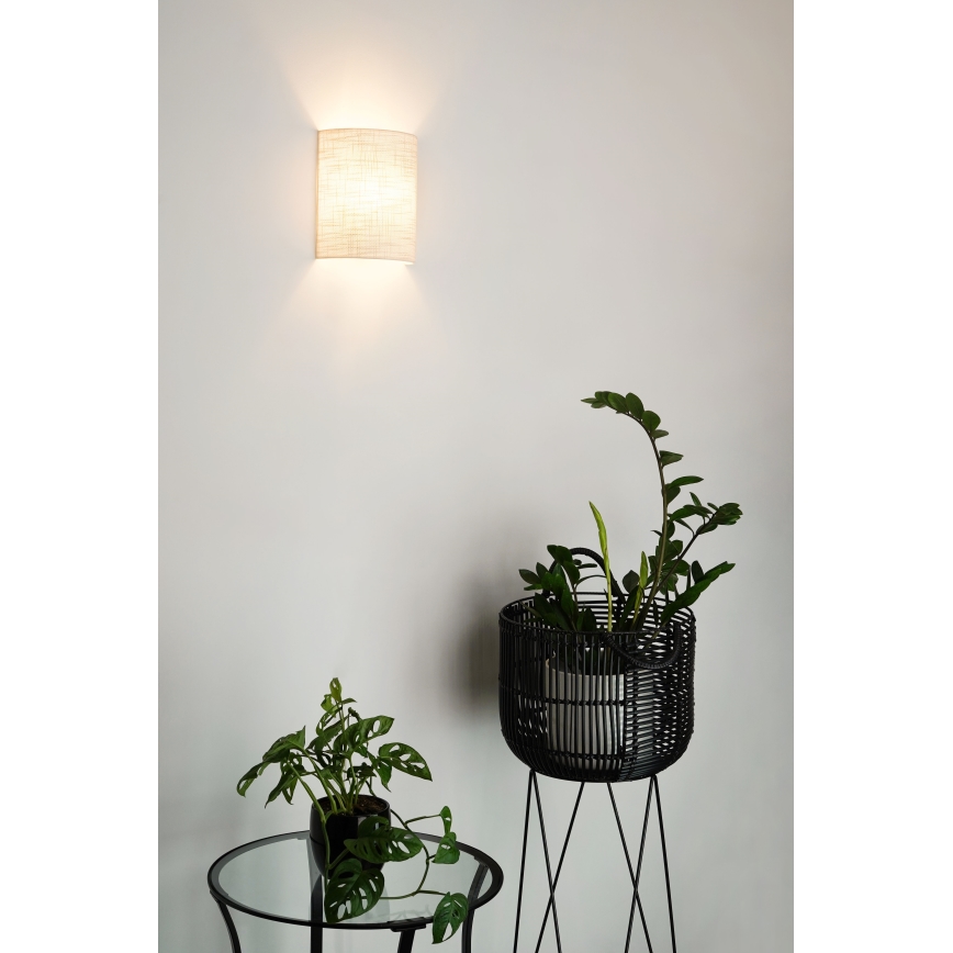 Brilagi - Iluminação de parede SEMI 1xE27/15W/230V diâmetro 20 cm cinzento