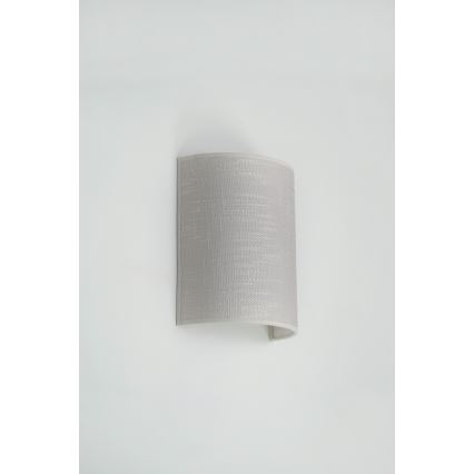 Brilagi - Iluminação de parede SEMI 1xE27/15W/230V diâmetro 20 cm cinzento