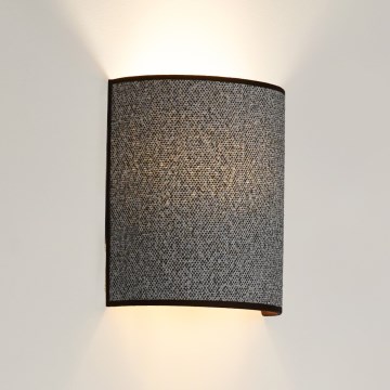 Brilagi - Iluminação de parede SEMI 1xE27/15W/230V diâmetro 20 cm cinzento