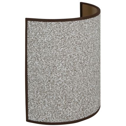 Brilagi - Iluminação de parede SEMI 1xE27/15W/230V diâmetro 20 cm cinzento