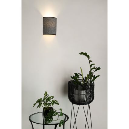 Brilagi - Iluminação de parede SEMI 1xE27/15W/230V diâmetro 20 cm cinzento