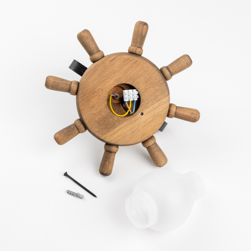 Brilagi - Iluminação de parede TIMONA 1xE14/40W/230V faia