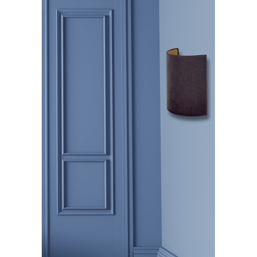 Brilagi - Iluminação de parede VELVET 1xE27/40W/230V cinzento