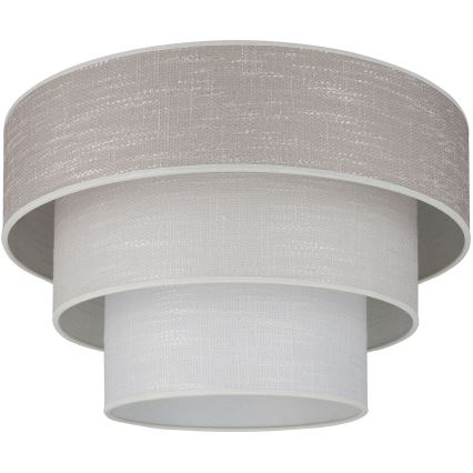 Brilagi - Iluminação de teto ALASKA LUNETA 1xE27/15W/230V diâmetro 45 cm cinzento/creme