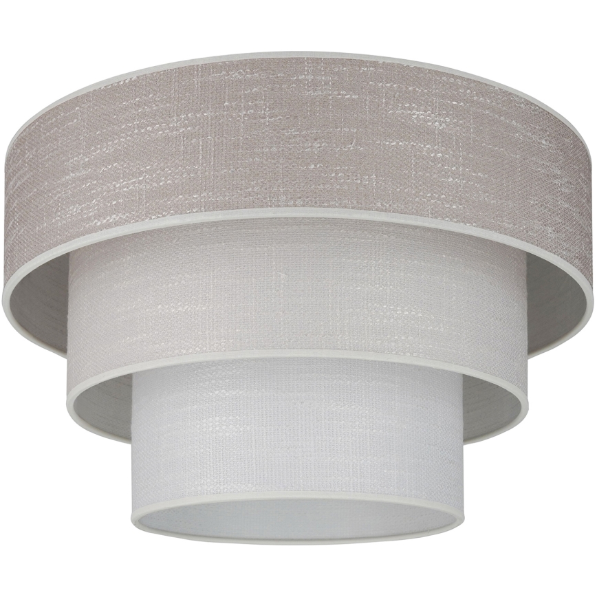 Brilagi - Iluminação de teto ALASKA LUNETA 1xE27/15W/230V diâmetro 45 cm cinzento/creme