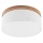 Brilagi - Iluminação de teto BELLADONNA 2xE27/15W/230V diâmetro 40 cm branco/carvalho