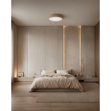 Brilagi - Iluminação de teto CLARE 3xE27/40W/230V diâmetro 40 cm bege