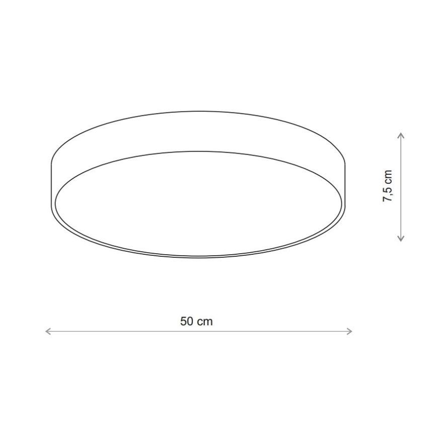 Brilagi - Iluminação de teto CLARE 4xE27/40W/230V diâmetro 50 cm bege