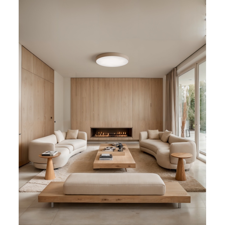 Brilagi - Iluminação de teto CLARE 5xE27/40W/230V diâmetro 60 cm bege