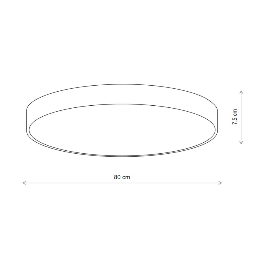 Brilagi - Iluminação de teto CLARE 6xE27/40W/230V diâmetro 80 cm bege