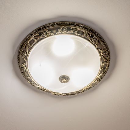 BRILAGI - Iluminação de teto CLASSIC 3xE27/60W/230V latão