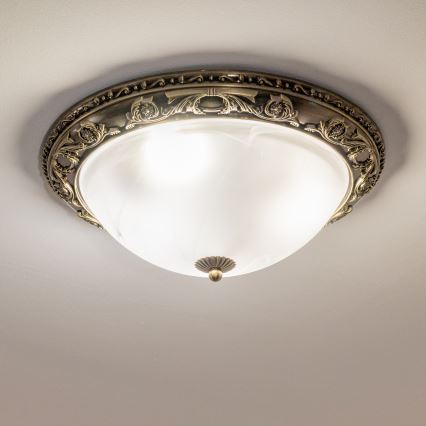 BRILAGI - Iluminação de teto CLASSIC 3xE27/60W/230V latão