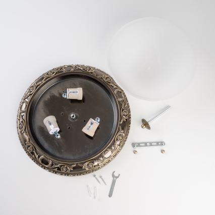BRILAGI - Iluminação de teto CLASSIC 3xE27/60W/230V latão