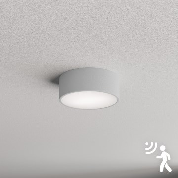 Brilagi - Iluminação de teto com sensor CLARE 1xE27/24W/230V diâmetro 20 cm cinzento
