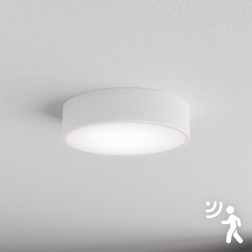 Brilagi - Iluminação de teto com sensor CLARE 2xE27/24W/230V diâmetro 30 cm branco