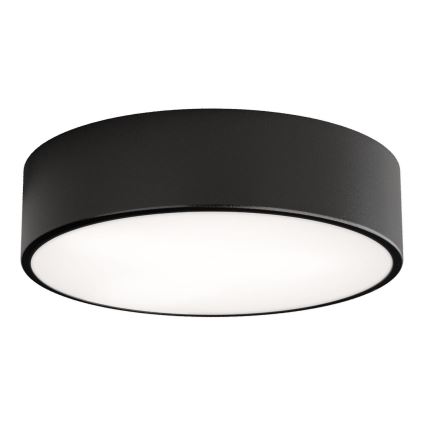 Brilagi - Iluminação de teto com sensor CLARE 2xE27/24W/230V diâmetro 30 cm preto