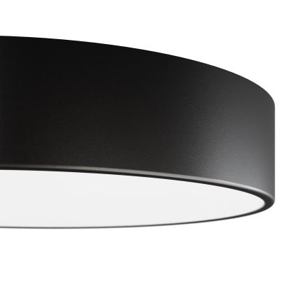 Brilagi - Iluminação de teto com sensor CLARE 2xE27/24W/230V diâmetro 30 cm preto