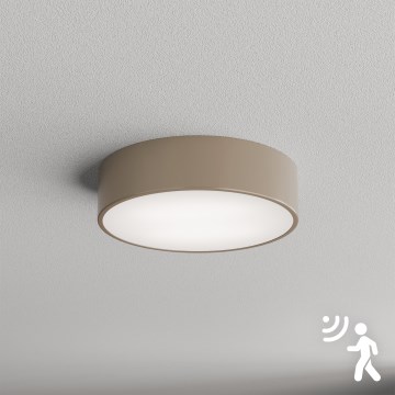 Brilagi - Iluminação de teto com sensor CLARE 2xE27/40W/230V diâmetro 30 cm bege