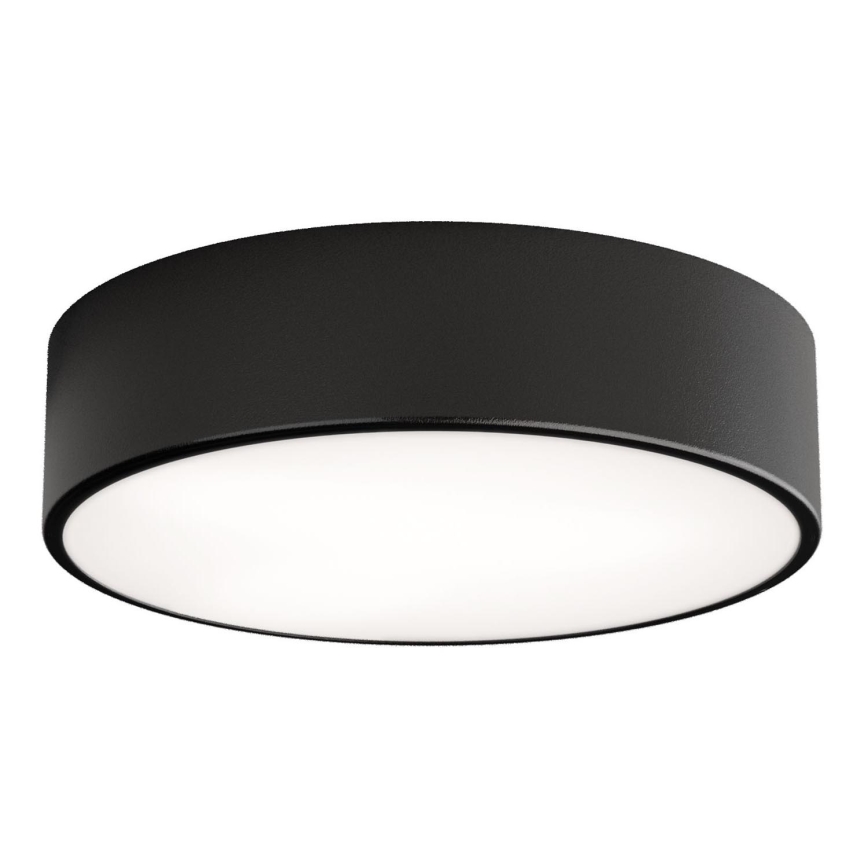 Brilagi - Iluminação de teto com sensor CLARE 2xE27/40W/230V diâmetro 30 cm preto