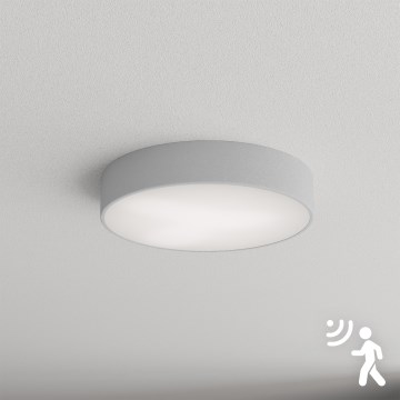 Brilagi - Iluminação de teto com sensor CLARE 3xE27/24W/230V diâmetro 40 cm cinzento