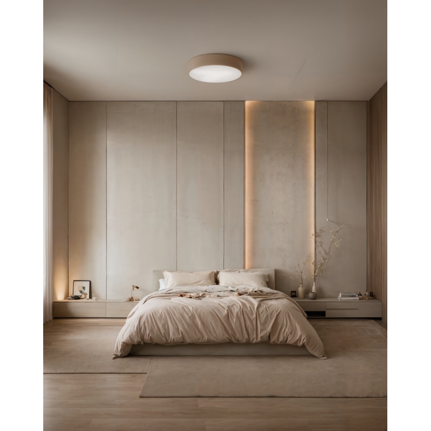 Brilagi - Iluminação de teto com sensor CLARE 3xE27/40W/230V diâmetro 40 cm bege