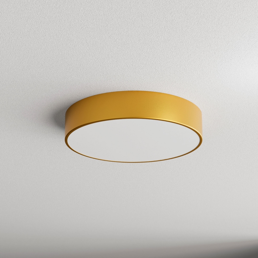 Brilagi - Iluminação de teto com sensor CLARE 3xE27/40W/230V diâmetro 40 cm dourado